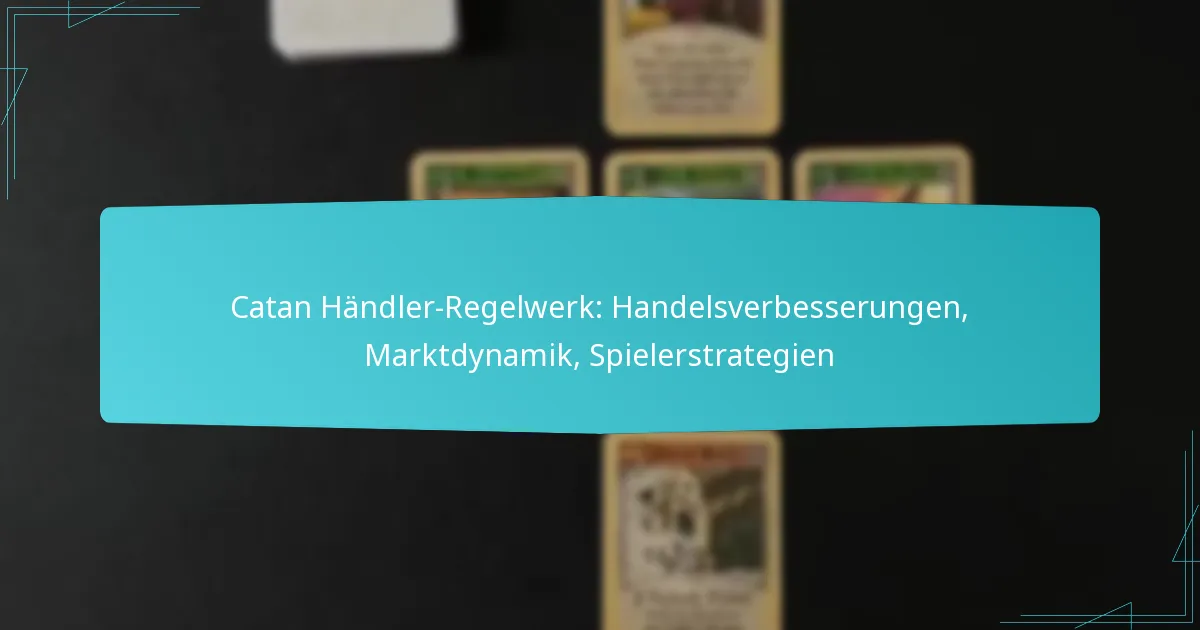 Catan Händler-Regelwerk: Handelsverbesserungen, Marktdynamik, Spielerstrategien