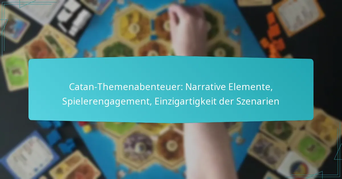 Catan-Themenabenteuer: Narrative Elemente, Spielerengagement, Einzigartigkeit der Szenarien