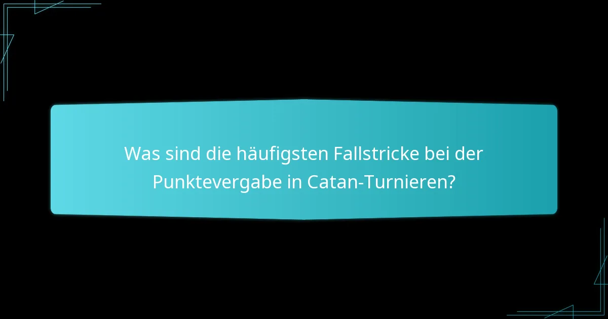 Wie werden Spieler in Catan-Turnieren eingestuft?