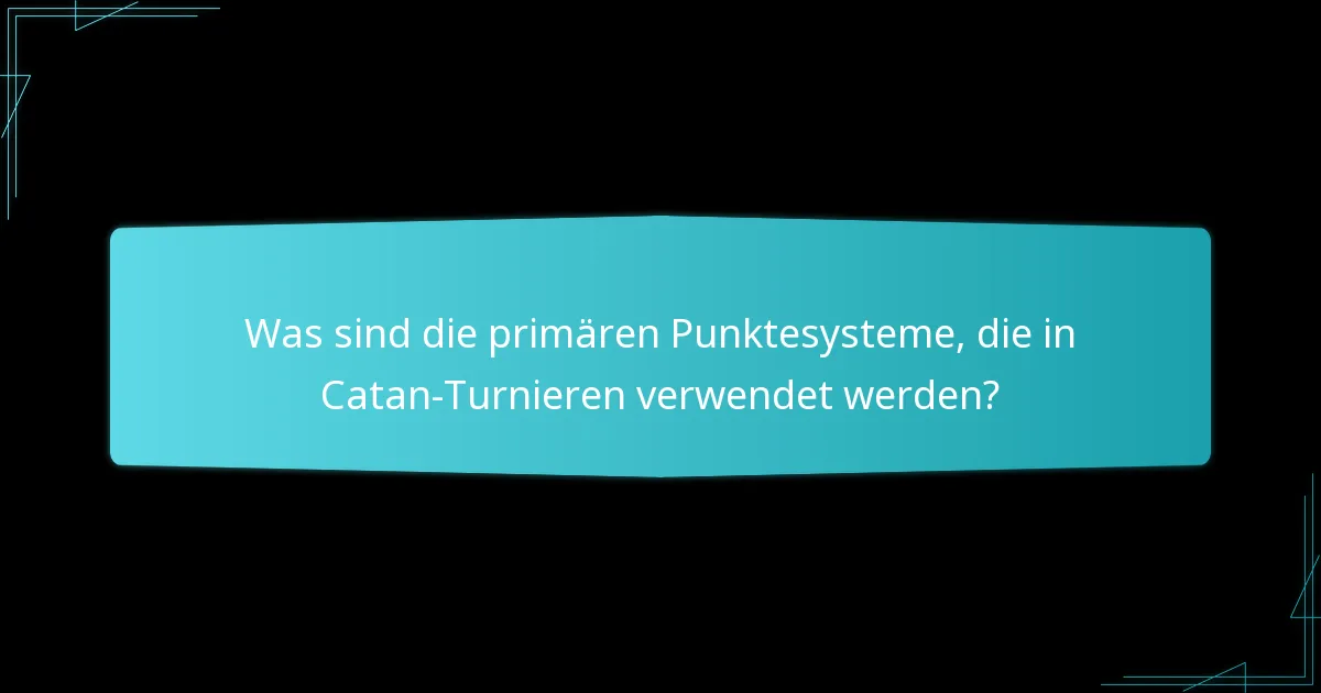 Wie ist die Preisverteilung in Catan-Turnieren strukturiert?