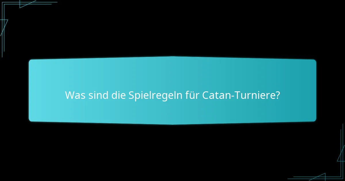 Wie wird die Streitbeilegung in Catan-Turnieren gehandhabt?